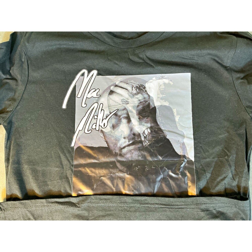 PFR New York Mac Miller Graphic Print T Shirt Black Mens M